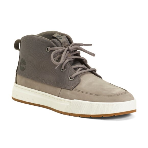TIMBERLAND Men's Leather Maple Grove Lace Up Sneakers - Picture 1 of 2